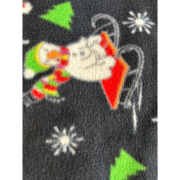 Good Night Kiss Womens Pajama Bottoms Christmas Snowman Size XL - Picture 2 of 5